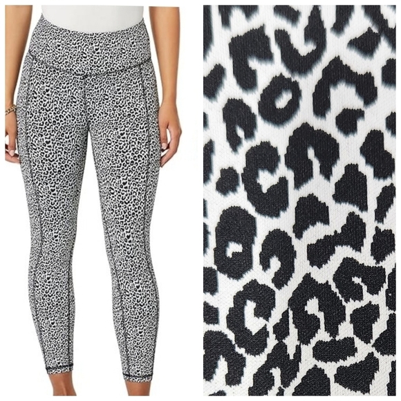Lilly Pulitzer Luxletic Weekender High Rise Legging Onyx Twisted Up Jacq XS - Picture 1 of 12